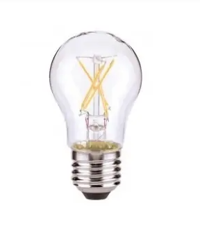 SATCO S8616 LED A19 Clear Filament Bulb, Color Temperature 2700K, Wattage 7W