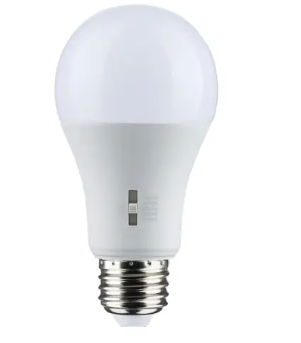SATCO S11793 LED A19 Bulb, Medium Base, 90CRI, Wattage 14W, Voltage 120V, Multi-Color Temperature, White