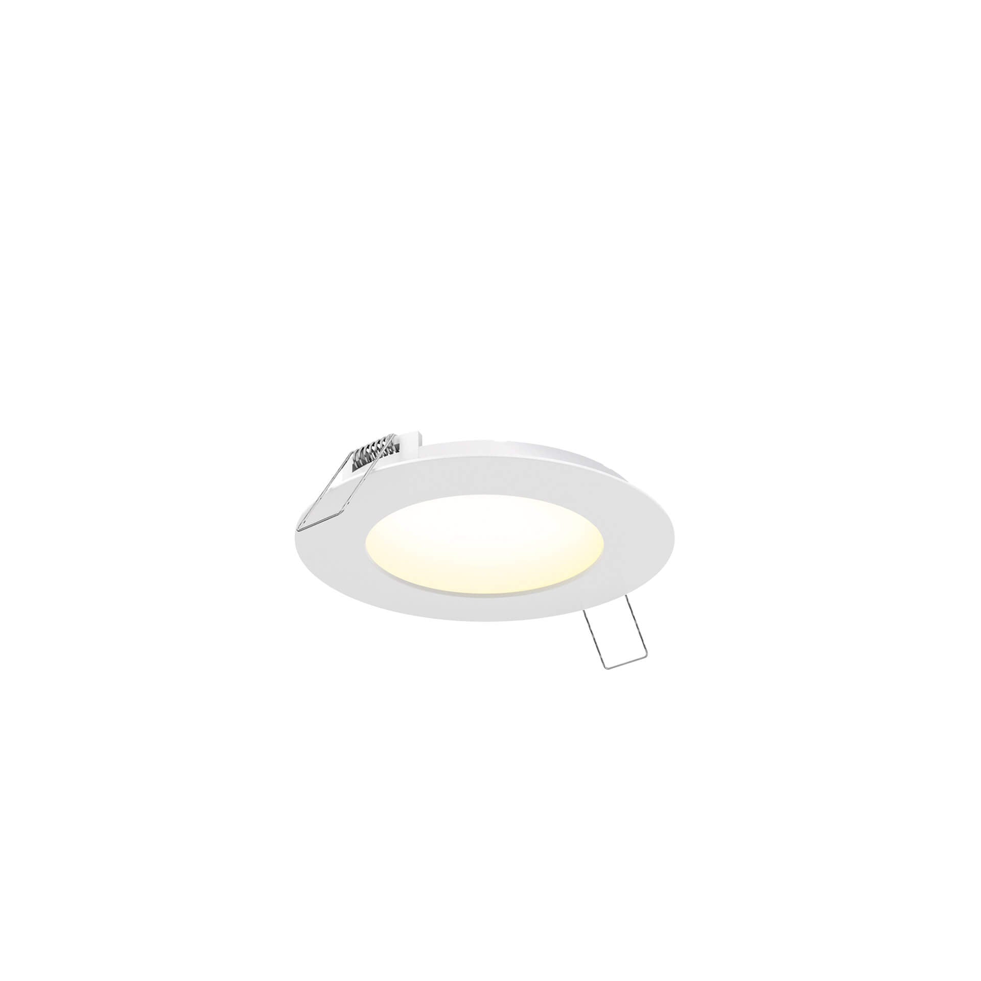 DALS Lighting 5003-CDW-WH 3" Round Recessed Slim Panel - 120V - CCT: 5CCT + 3000K – 2200K - Finish: White