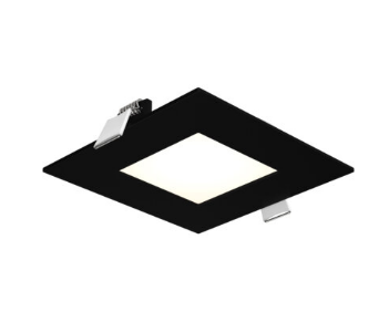 Dals Lighting 5004SQ-CC-V-BK 4 Inch Square Panel Light, Watt 11W, 5CCT 2700K / 3000K / 3500K / 4000K / 5000K