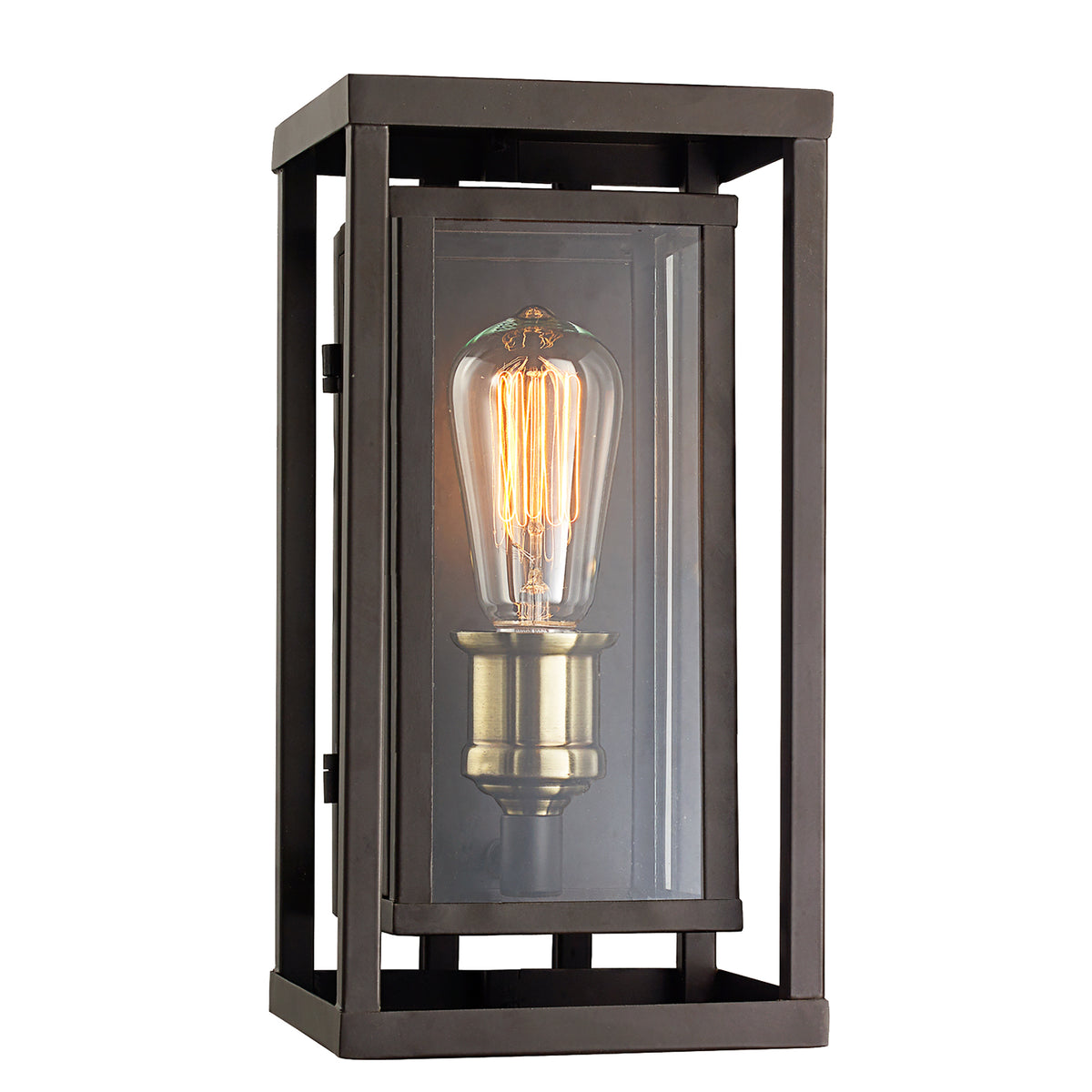 Trans Globe Lighting 50220 ROB Showcase 1 Light Rubbed Oil Bronze Wall Lantern