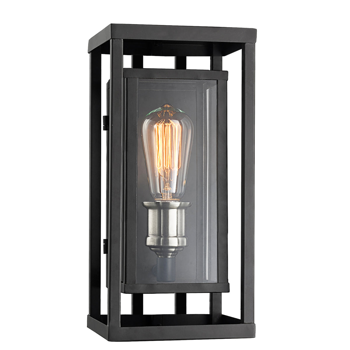 Trans Globe Lighting 50222 BK Showcase black outdoor wall lantern