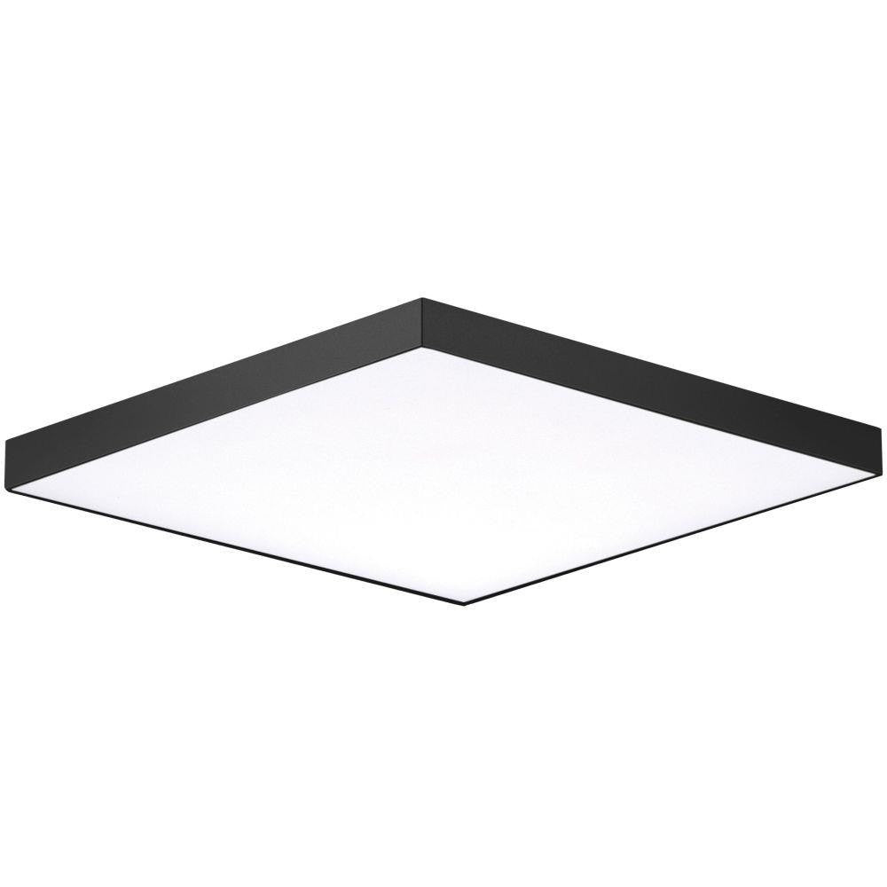 Maxim Lighting 57669WTBK Trim 1 Light 10.5 inch Black LED Flush Mount Ceiling Light