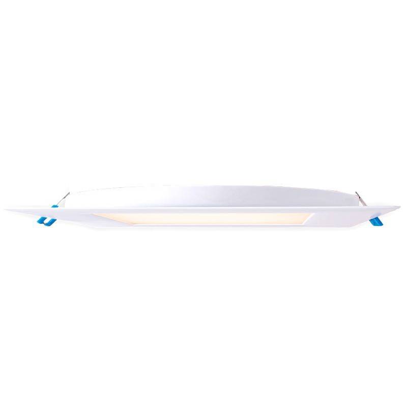 Lotus LED Lights LL6S-27K-WH 6" Square Super Thin LED Downlight - 11W - 2700K - 1,000 Lumens - White