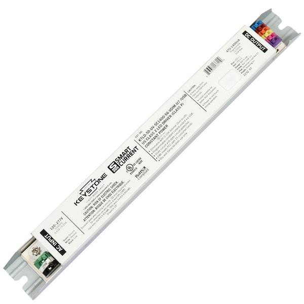 Keystone KTLD-60-UV-24V-CP LED Driver, 24V Constant Voltage Output, 120-277V Input, Wattage 60W