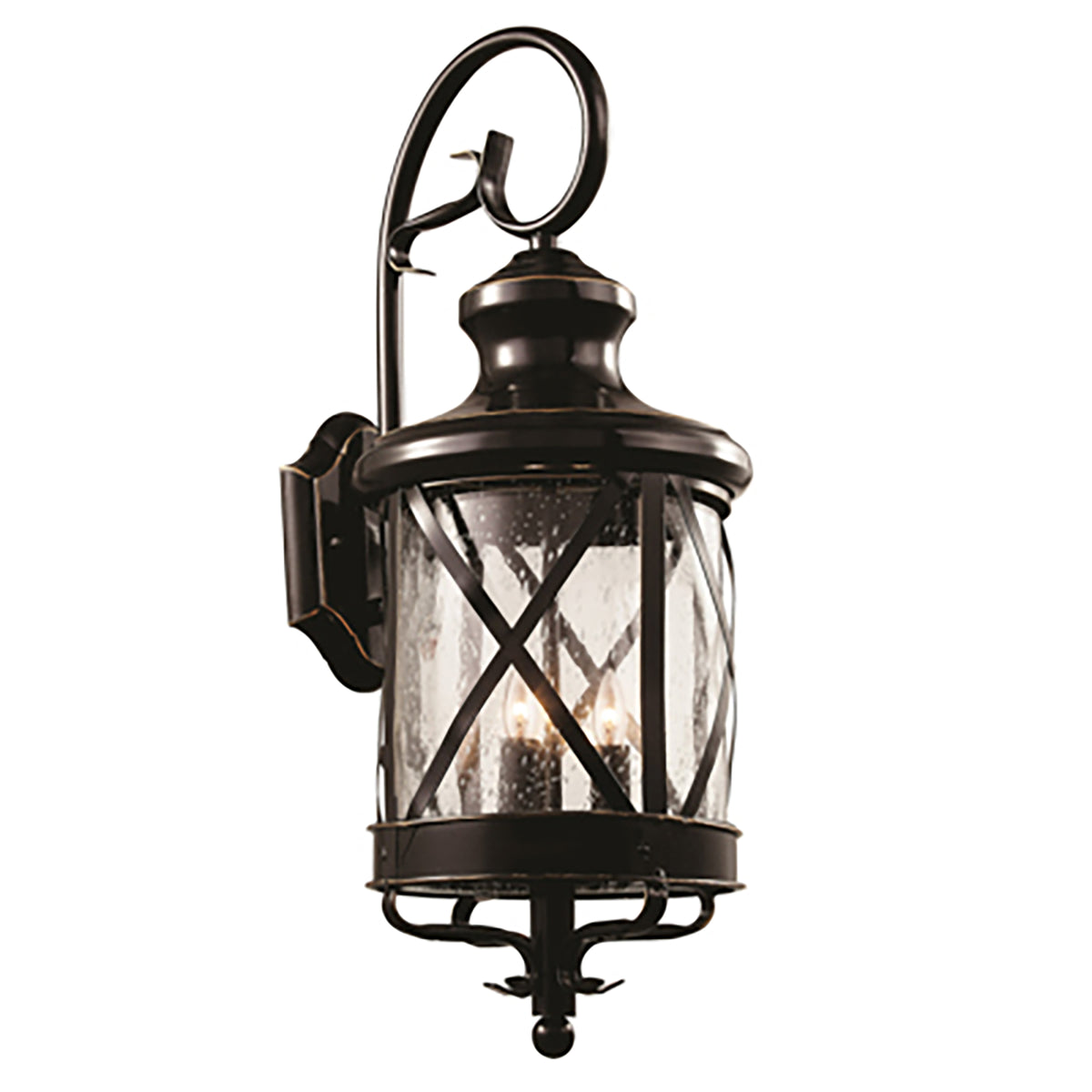 Trans Globe Lighting 5121 ROB Chandler outdoor wall lantern in rubbed oil bronze