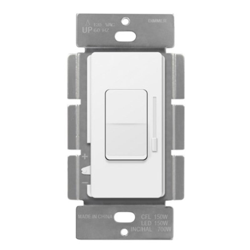 Enerlites 51300-LA Single Pole 3-way Halogen LED Dimmer Switch, Light Almond