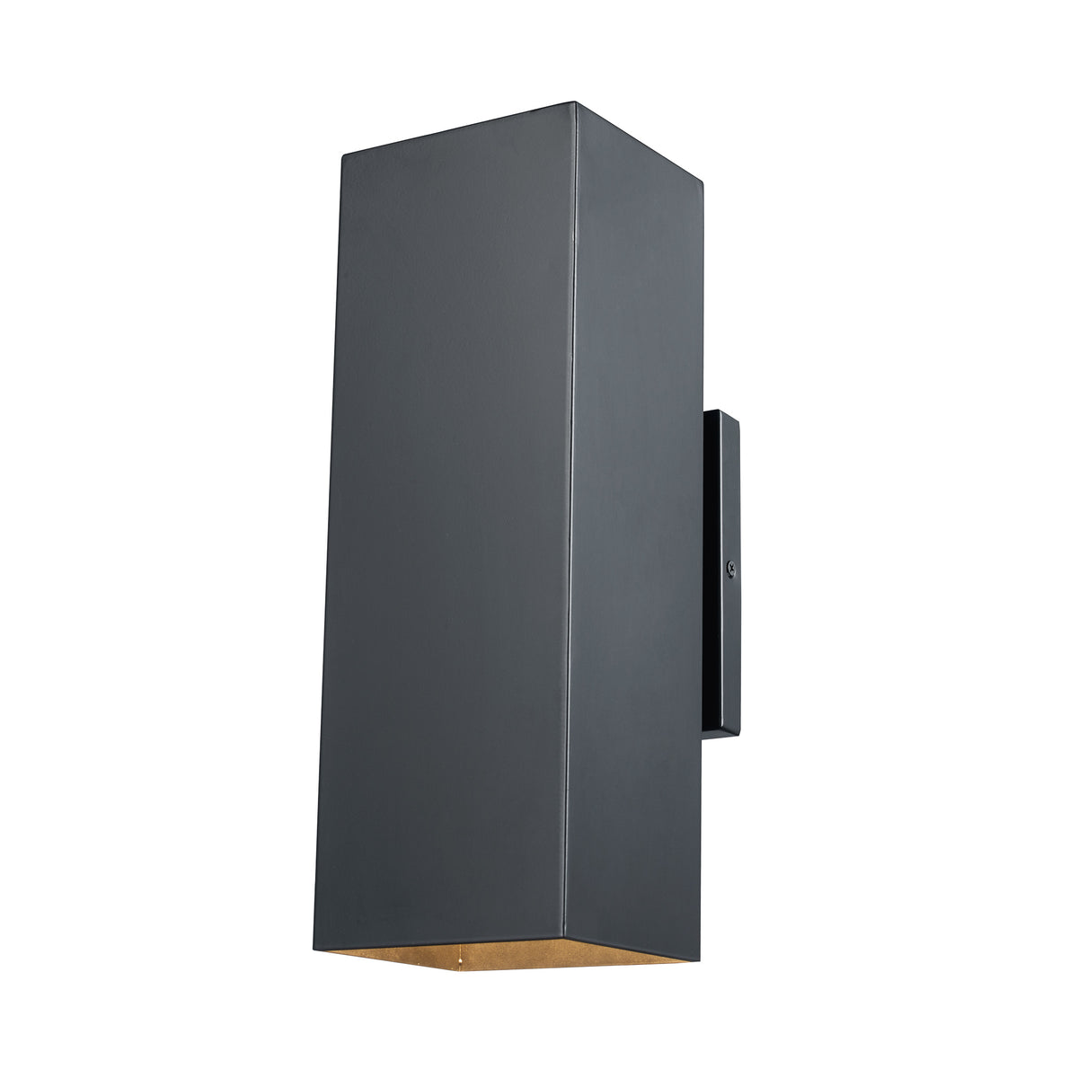 Trans Globe Lighting 51341 MB Sidewell matte black outdoor wall sconce side view