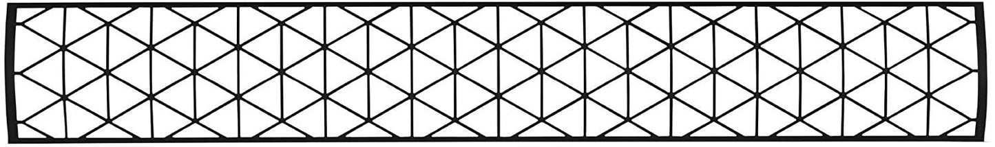 Infratech BL1D48 Dual Element Contemporary Motif Upgrade Kit For 48 Inches Heaters - Black Color