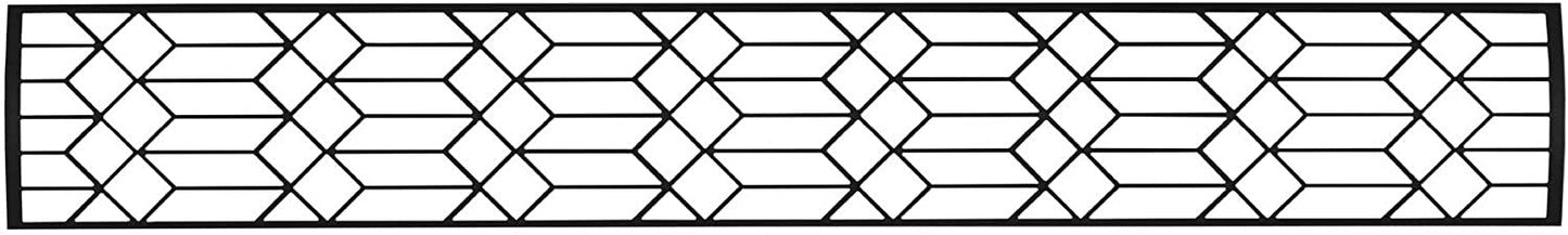 Infratech BL2D48 Dual Element Craftsman Motif Upgrade Kit For 48 Inches Heaters - Black Color