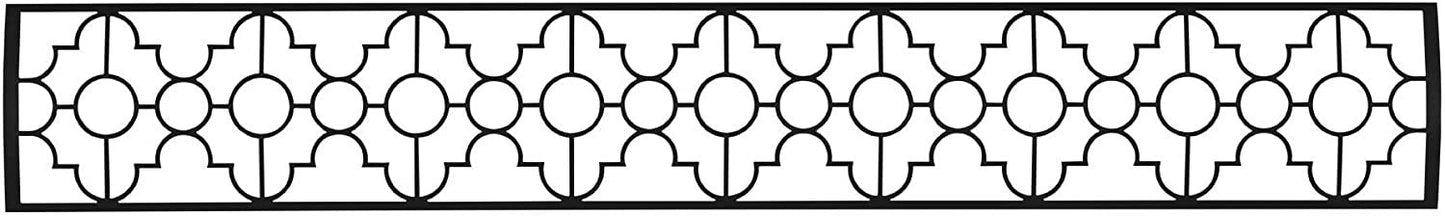 Infratech BL3D48 Dual Element Mediterranean Motif Upgrade Kit For 48 Inches Heaters - Black Color