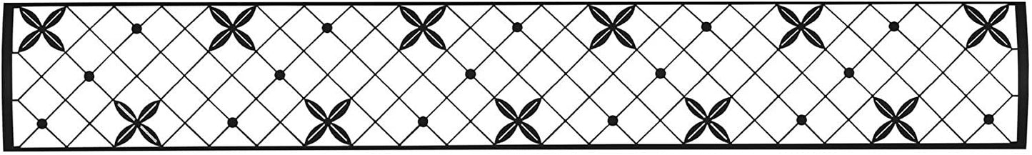 Infratech BL4D48 Dual Element Traditional Motif Upgrade Kit For 48 Inches Heaters - Black Color