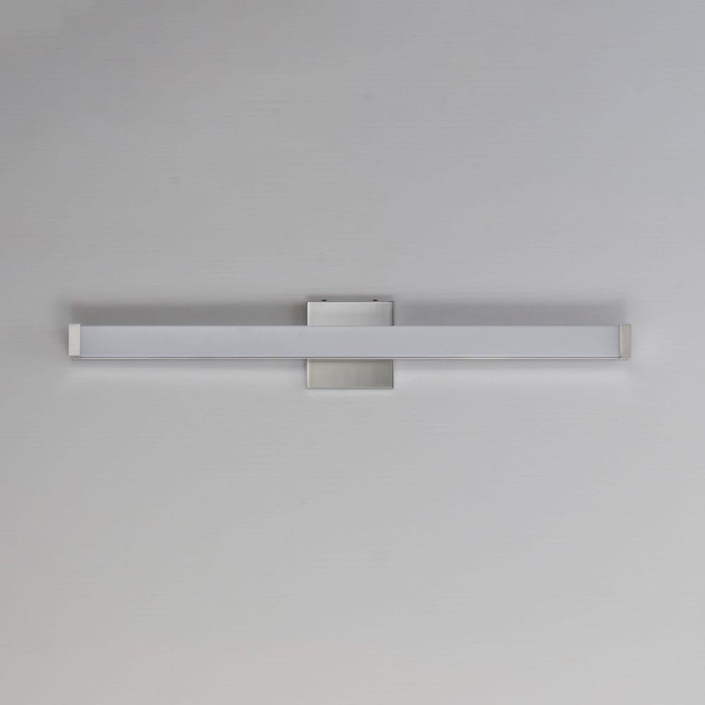 Maxim Lighting 52034SN Spec Satin Nickel 30 Inch LED Bath Vanity Wall Light - Off