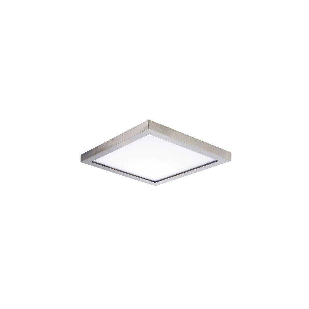 Maxim Lighting 57720WTWT Wafer 1 Light 4.5 inch White LED Flush Mount Ceiling Light - Front View