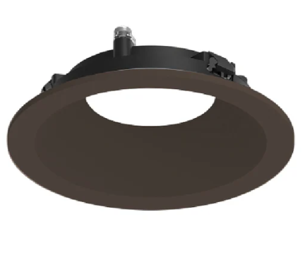 NORA Lighting NAPF-3RDNBZ 3" Apollo Round Flanged Downlight Trim, Bronze Finish