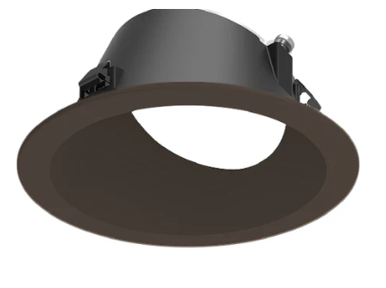 NORA Lighting NAPF-3RWWBZ 3" Apollo Round Flanged Wall Wash Trim, Bronze Finish