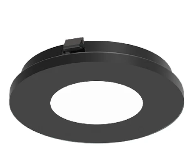 NORA Lighting NAPT-3RPHB 3" Apollo Round Trimless Pinhole Trim, Black