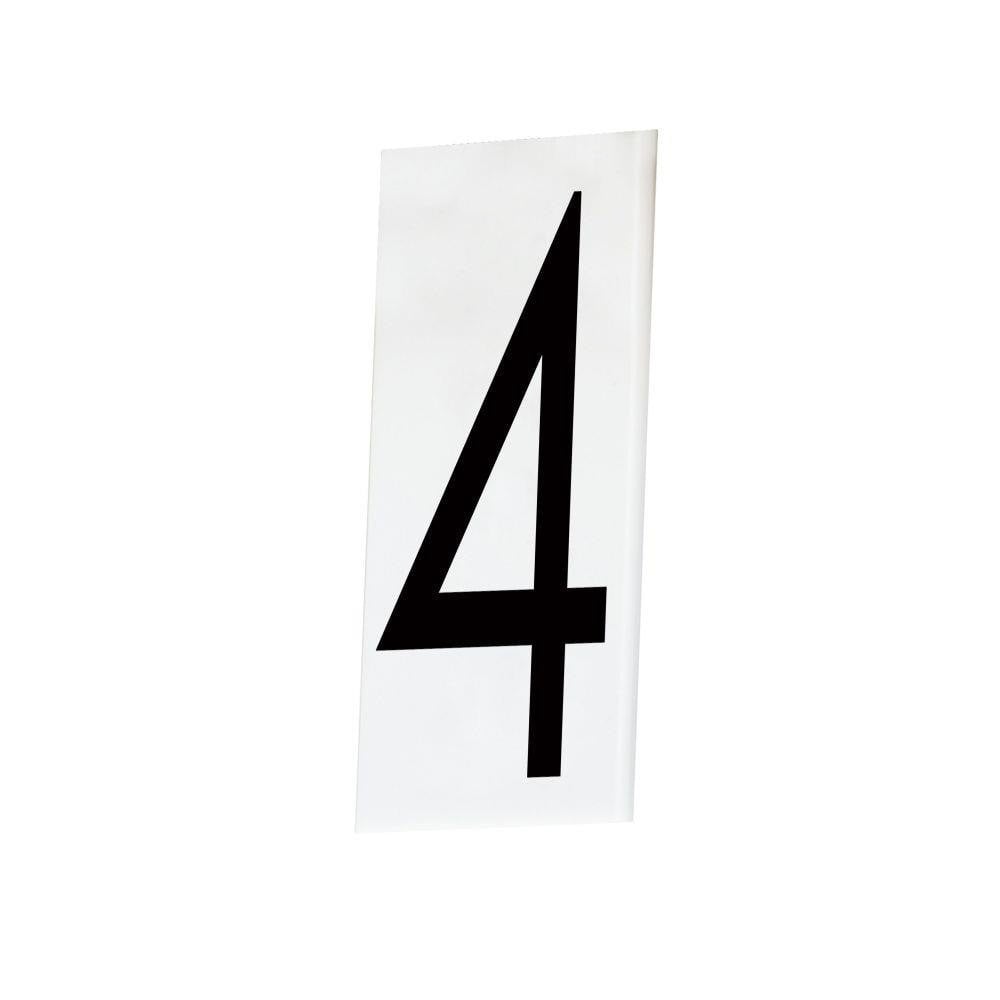 Maxim Lighting 53634WT Address House Number 4 White Address Light