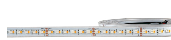 Core Lighting LSPW-52-RGBW-27K-PF-24V Outdoor Color Changing + White Led Strip, Color Temperature 2700k, Wattage 4.4W per Foot, Voltage 24V DC