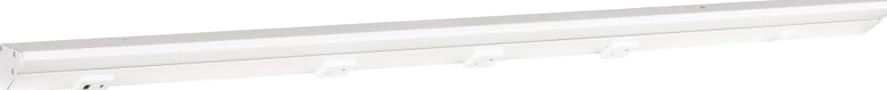 Task Lighting LPUL36S4DWWT30 36-1/2" DV USB Series Lighted Power Strip, 400 Lm/Ft High Output, White Finish, Color Temperature 3000K