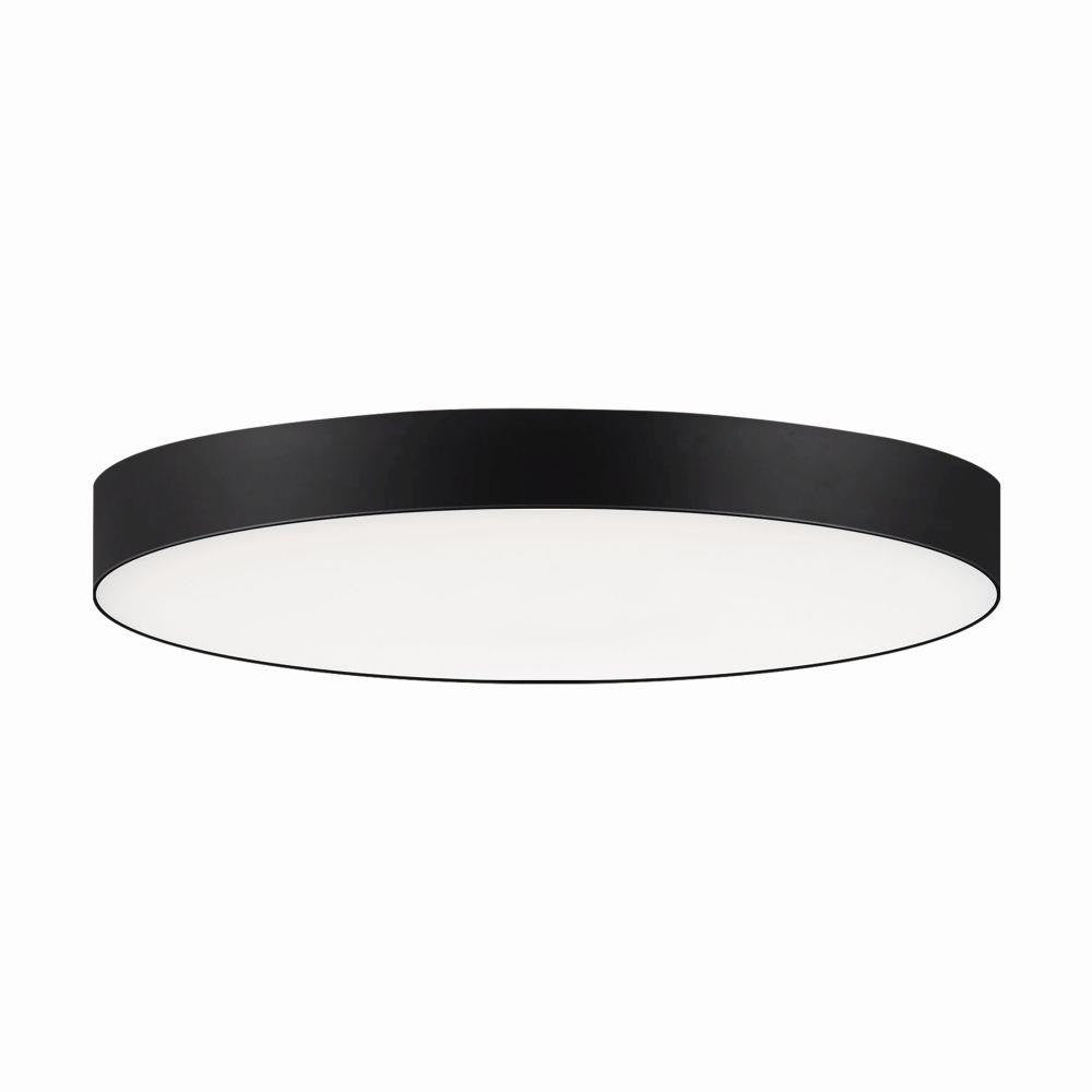 Maxim Lighting 57882WTBK Trim 1 Light 7 inch Black LED Flush Mount Ceiling Light - Product View