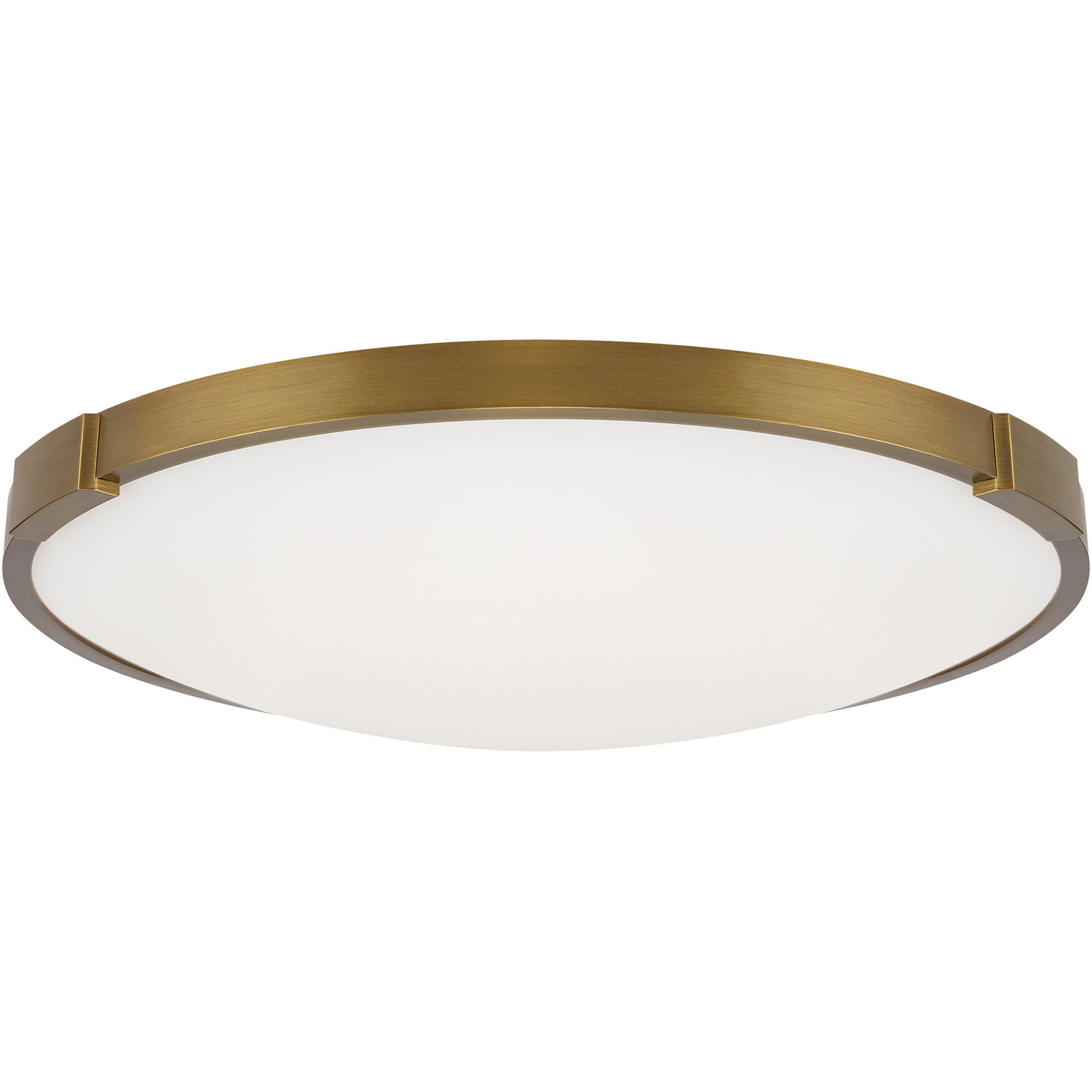 Visual Comfort Architectural 700FMLNC13A-LED930-277 Lance Ceiling / Wall Light, Voltage 277V, Color Temperature 3000K, 1113 Lumens, Aged Brass Finish