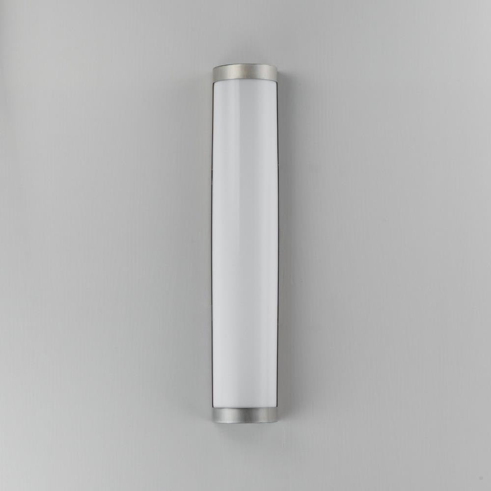 Maxim Lighting 55514WTAL Halfpipe LED Outdoor Wall Mount Brushed Aluminum - Front View
