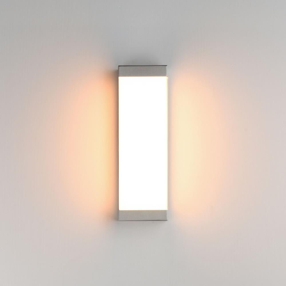 Maxim Lighting 55522WTAL Tunnel 2 Light LED Outdoor Wall Mount in Brushed Aluminum - Illuminated