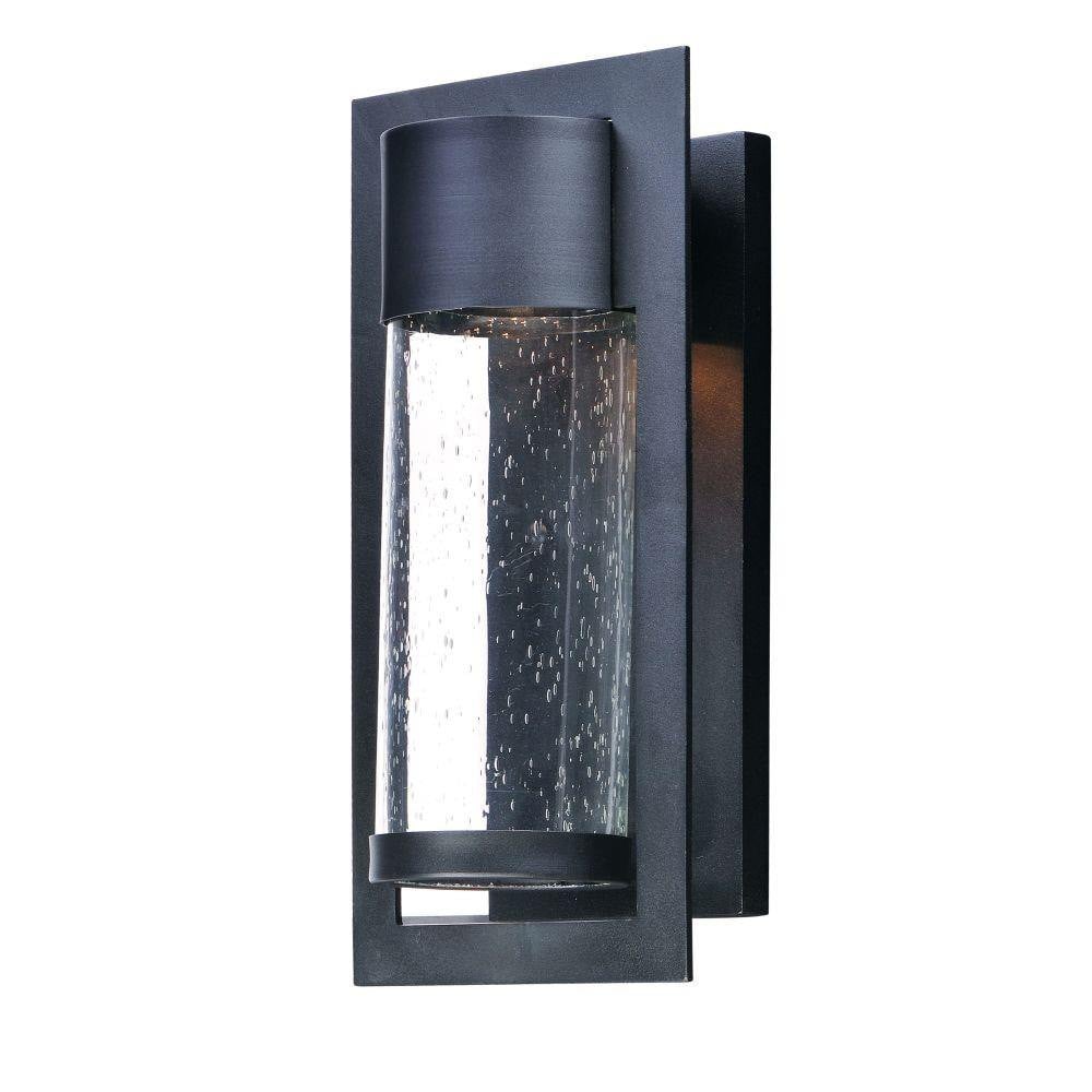 Maxim Lighting 55892BGBK Focus 1 Light Black Outdoor Wall Sconce - Angle View