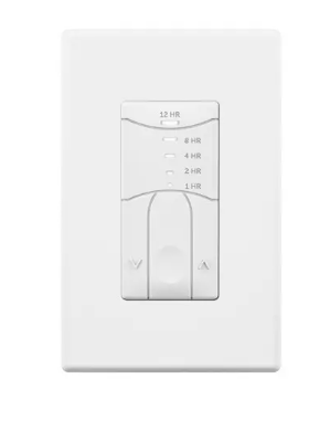 SensorWorx SWX-843-12H-BK Interval Timer Switch, 1 / 2 / 4 / 8 / 12 Hour Increments, Voltage 120-277V, Black Finish