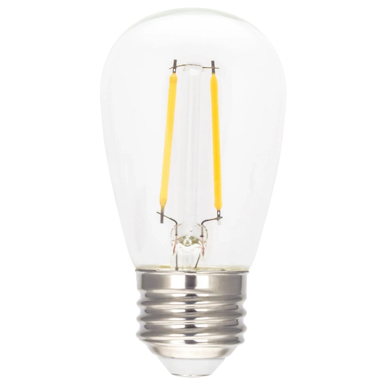 American Lighting S14-LEDF-120-30K Led Filament S14 Clear Glass Bulbs, Voltage 120V, Color Temperature 3000K, Wattage 1W, Lumens 80Lm