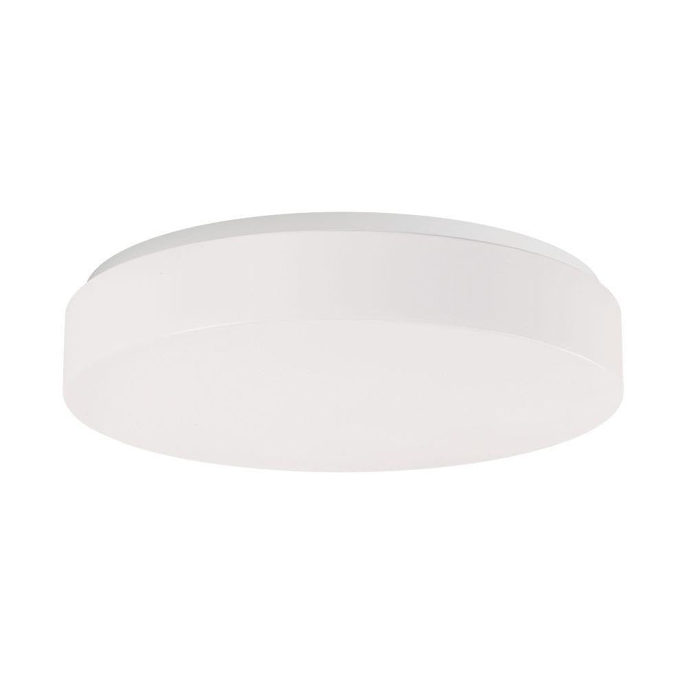 Maxim Lighting 57552WT Mint 1 Light 15 inch Polished White Flush Mount Ceiling Light