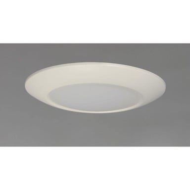 Maxim Lighting 57641WTWT Diverse White LED Flush Mount - overhead view installed