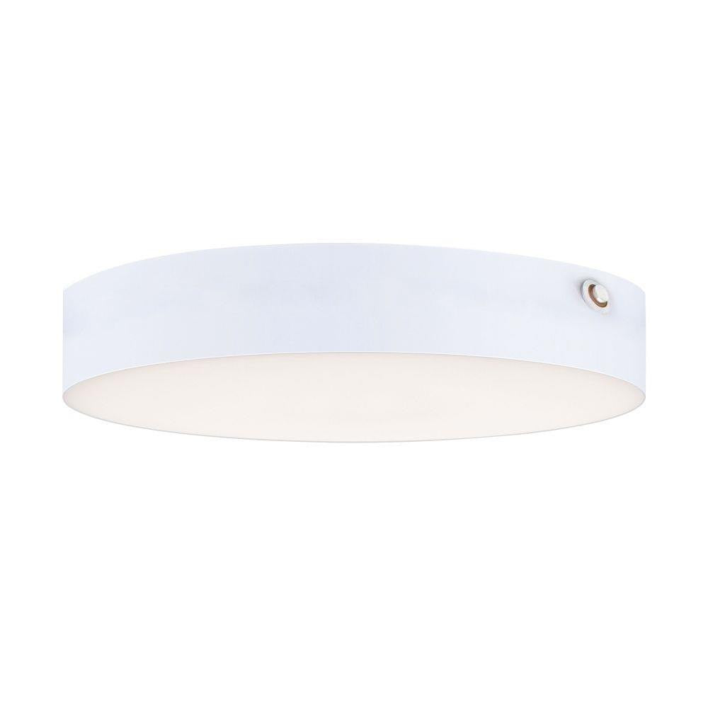 Maxim Lighting 57892WTWT Trim 1 Light 7 inch White LED Flush Mount Ceiling Light