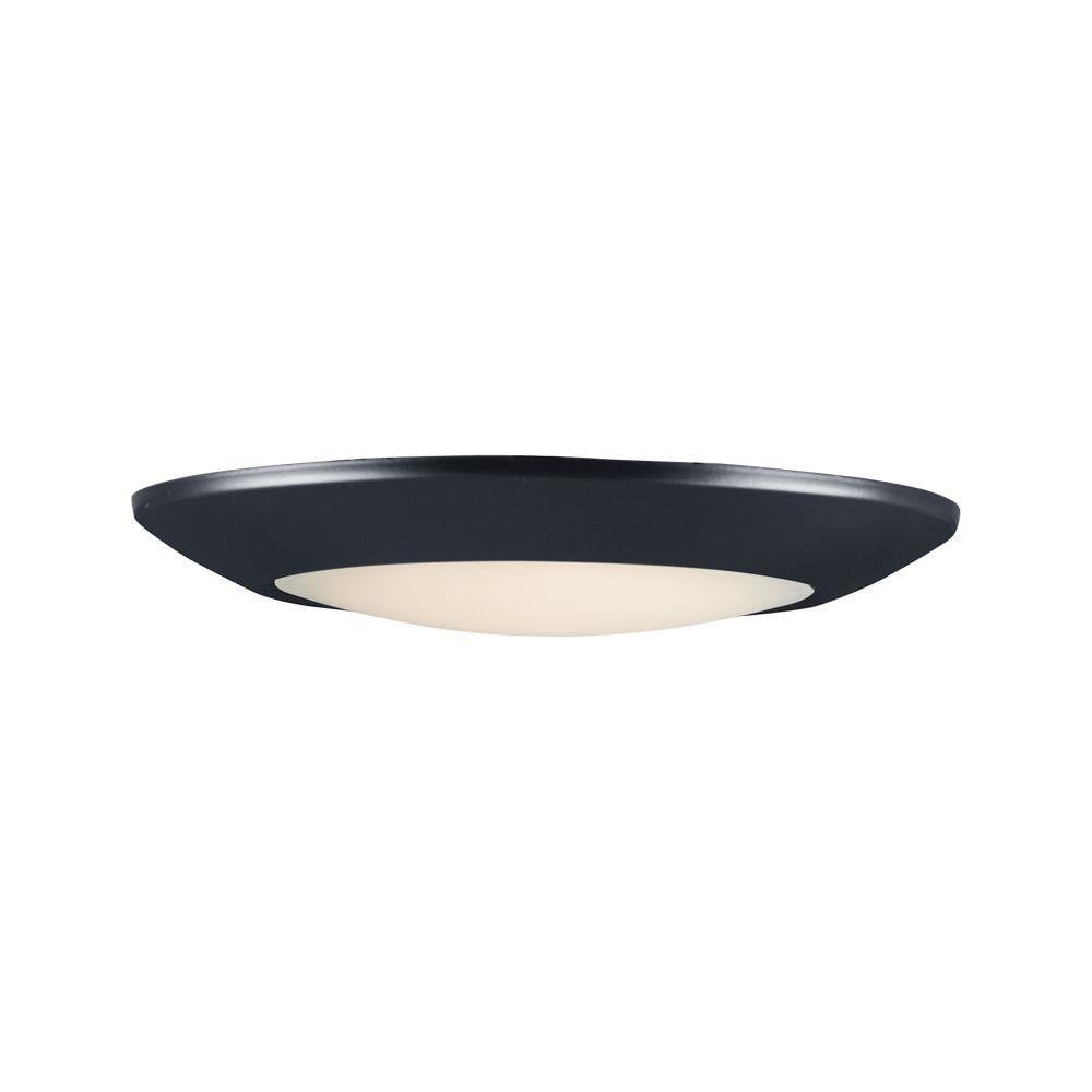Maxim Lighting 57931WTBK Diverse 1 Light 9.25 inch Black LED Flush Mount Ceiling Light