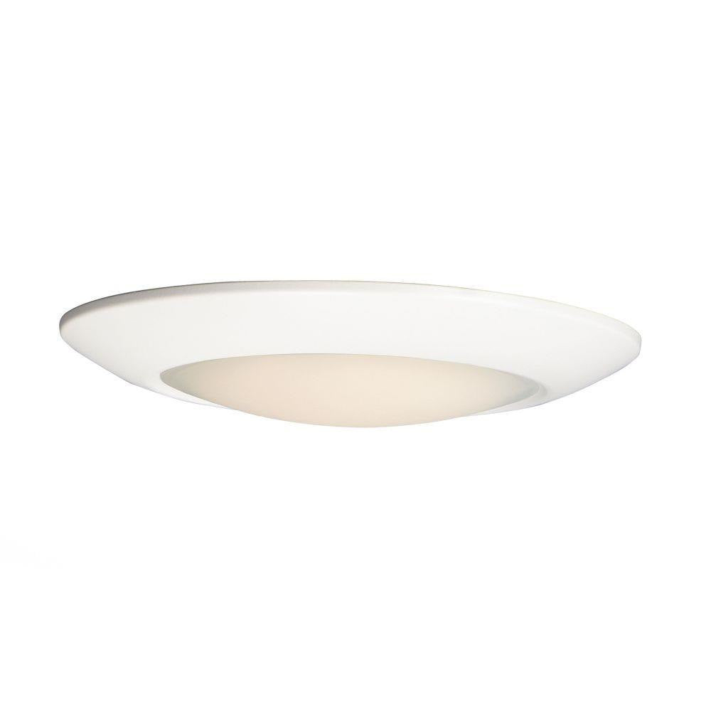 Maxim Lighting 57932WTWT Diverse 1 Light 11 Inch White LED Flush Mount Ceiling Light