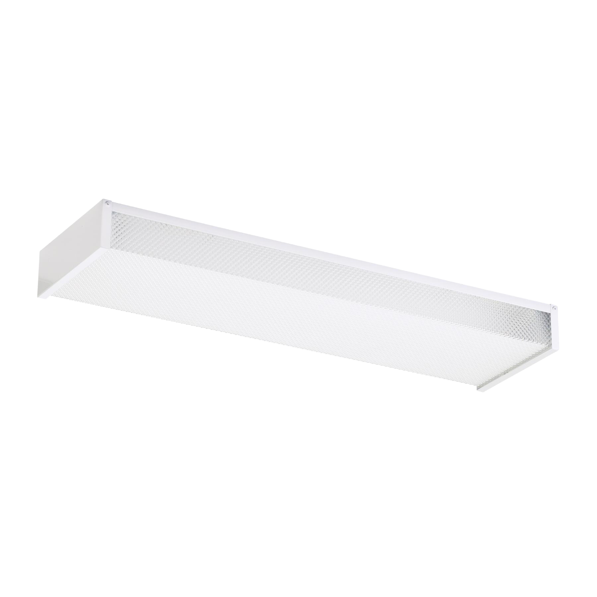 Generation Lighting 59136LE-15 Drop Lens Fluorescent white flush mount ceiling light