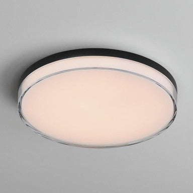Maxim Lighting 59764CLFTSN Edge LED Flush Mount Ceiling Light Illuminated View