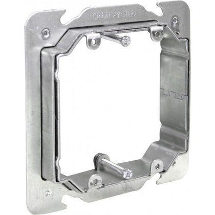 Orbit 5AR2G-58 Two-Gang Box Adjustable Ring For 5 Square Boxes 25 Pack