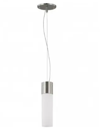 Nuvo 60-2932 Link Pendant Light, Tube, 1-light, Brushed Nickel
