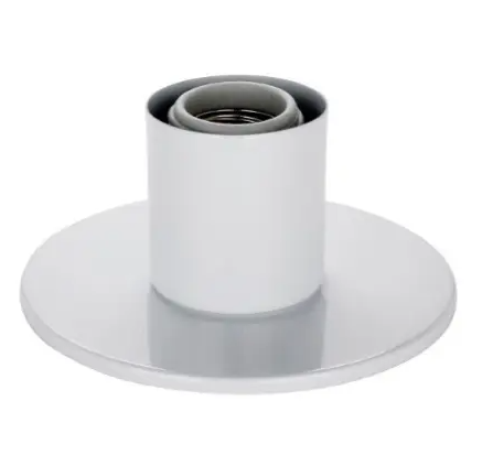 Nuvo 60-4803 Surface Mounted Ceiling Light Adapter, A19 Bulb, 1-light, White