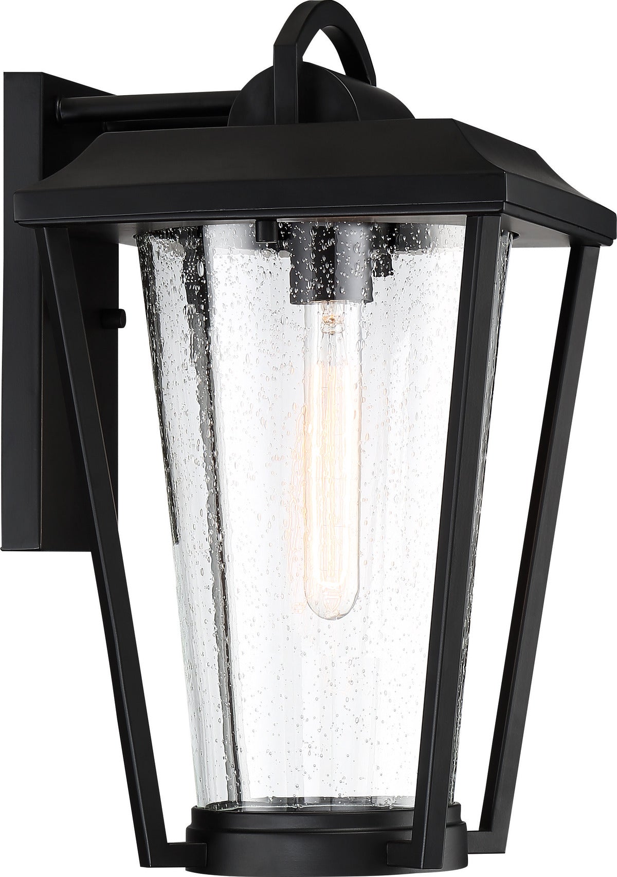 Nuvo 60-6511 Lakeview 1-Light Medium Wall Lantern - Aged Bronze with Clear Seed Glass, 60W Max, 120V, Wet Location Rated