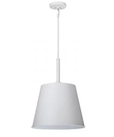 Nuvo 60-7948 Alexis Large Pendant Fixture w/o Bulb, Voltage 120V, Matte White