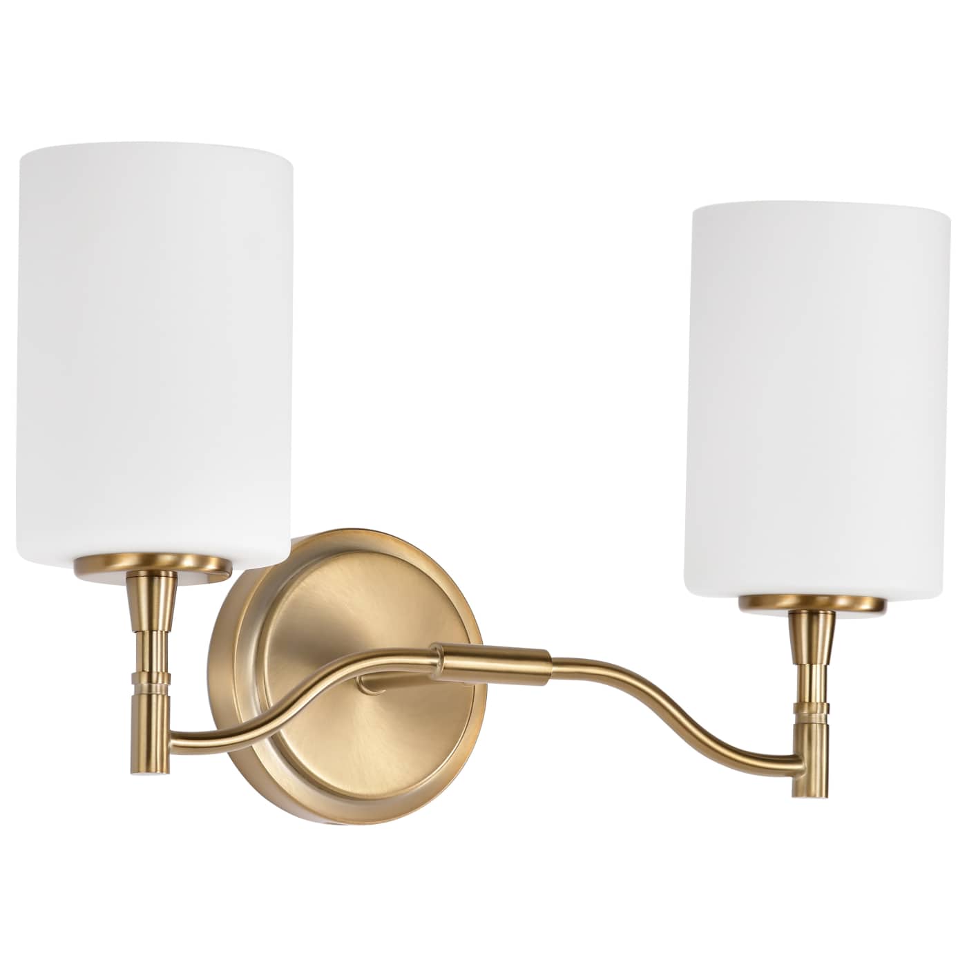 Nuvo 60-8202 Liam 16 inch 2 Light Vanity Wall Light - Finish: Burnished Brass