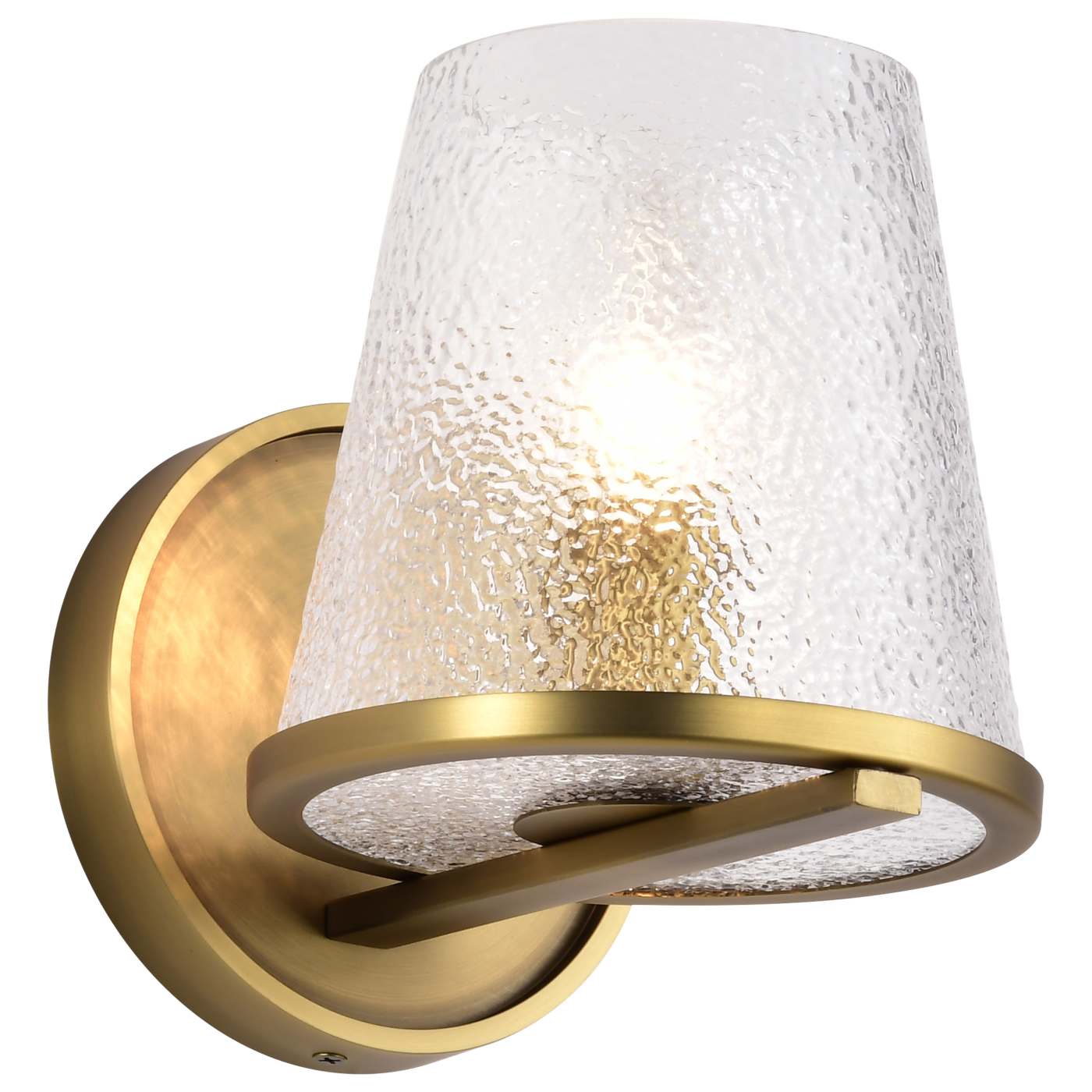 Nuvo 60-8261 Valentine 6" 1 Light Vanity Wall Light - Finish: Vintage Brass