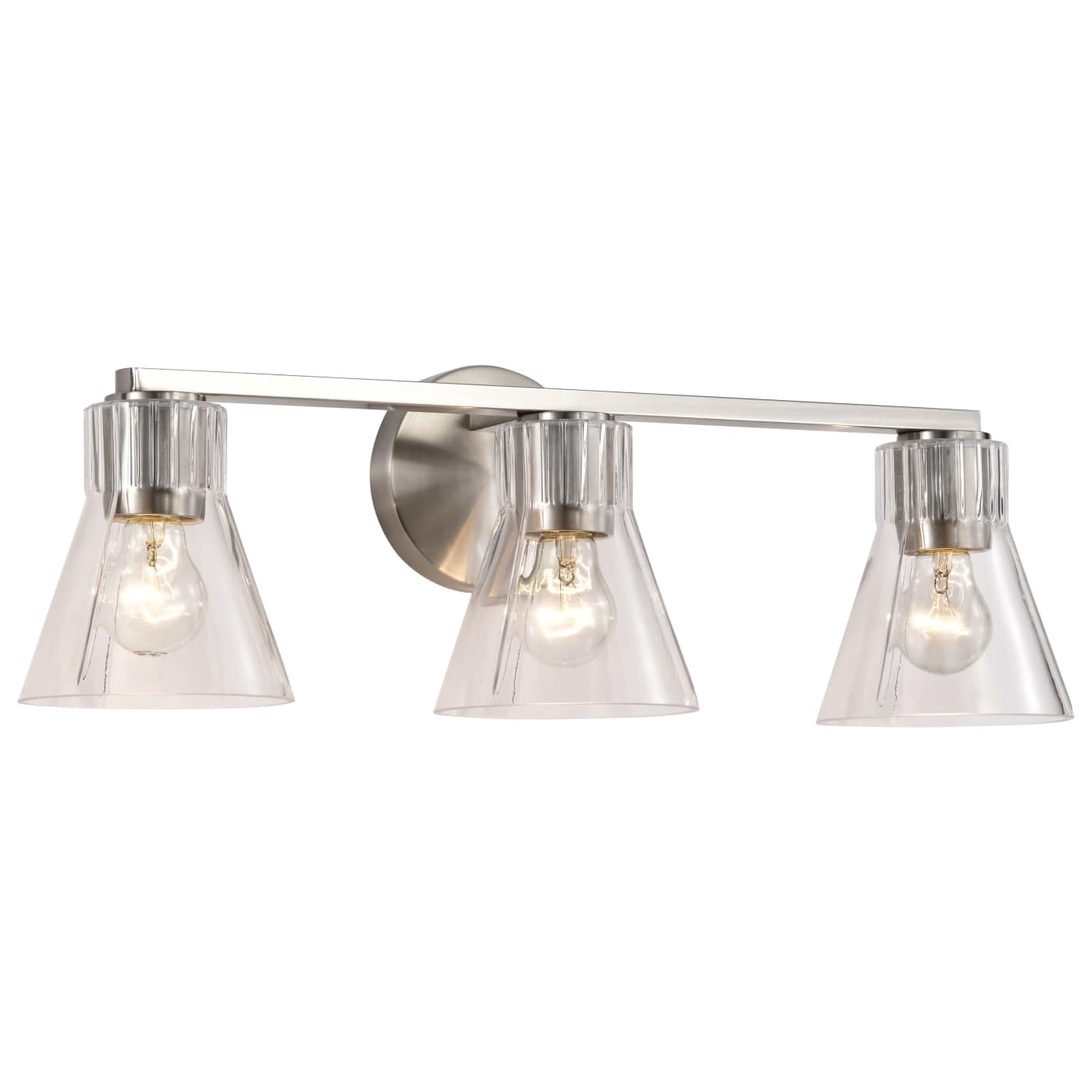 Nuvo 60-8333 Gianna 24" 3 Light Vanity Wall Light - Finish: Brushed Nickel