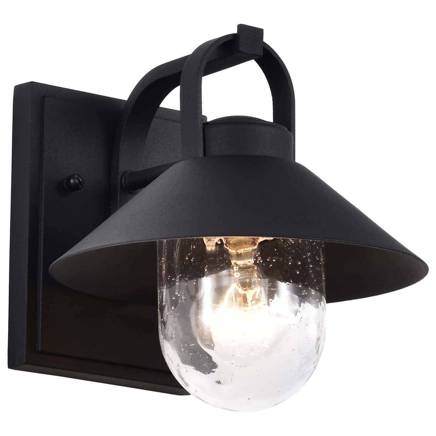 Nuvo 60-8540 Ridge 8.13" 1 Light Outdoor Wall Light - Finish: Black