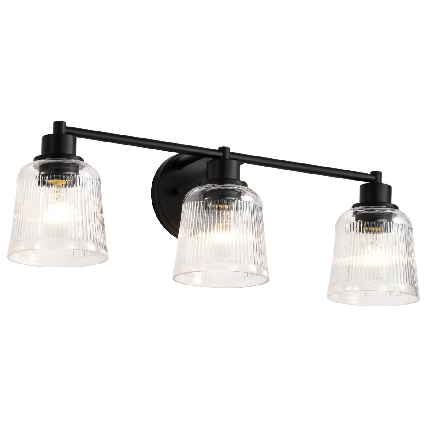 Nuvo 60-8603 Grayson 24" 3 Light Indoor Vanity Wall Light - Finish: Matte Black