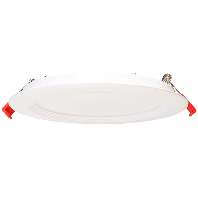 Lotus LED Lights LED-6-S12W-2700K-6500KWH-R-BF 12 Watt 6" Round Regressed Baffle Wi-fi / Bluetooth Tuneable Led Downlight - 27k-65k - 120v - White