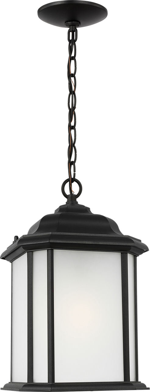 Generation Lighting Kent black outdoor pendant ceiling light